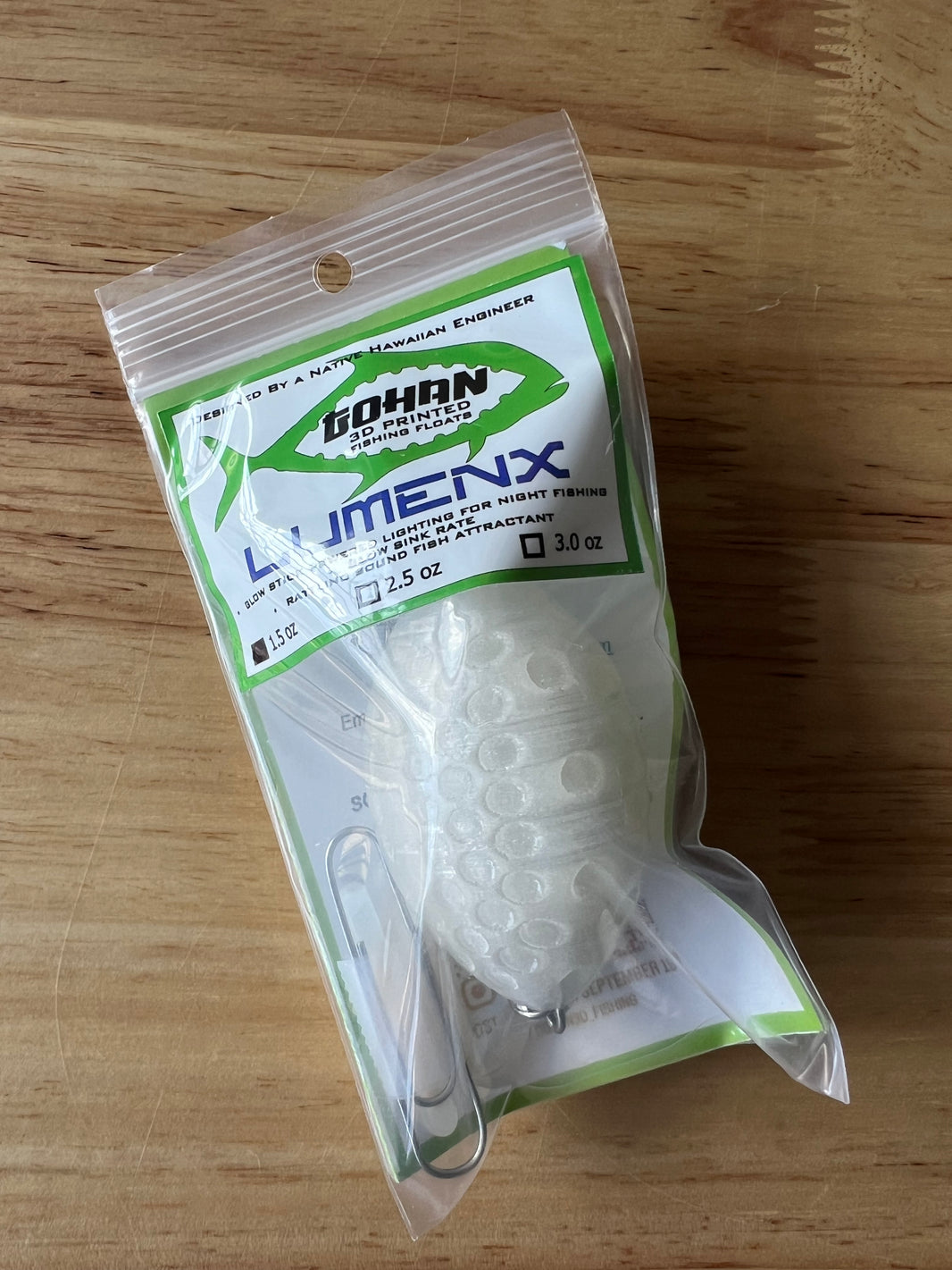 Gohan 3D Printed Fishing Floats With Glow